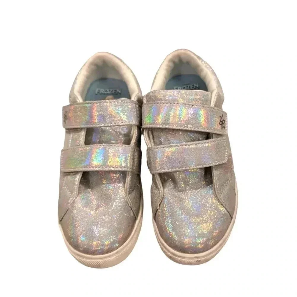 Frozen Iridescent Girls' Toddler Frozen Double Strap Casual 12.5 Regular - Picture 3 of 10